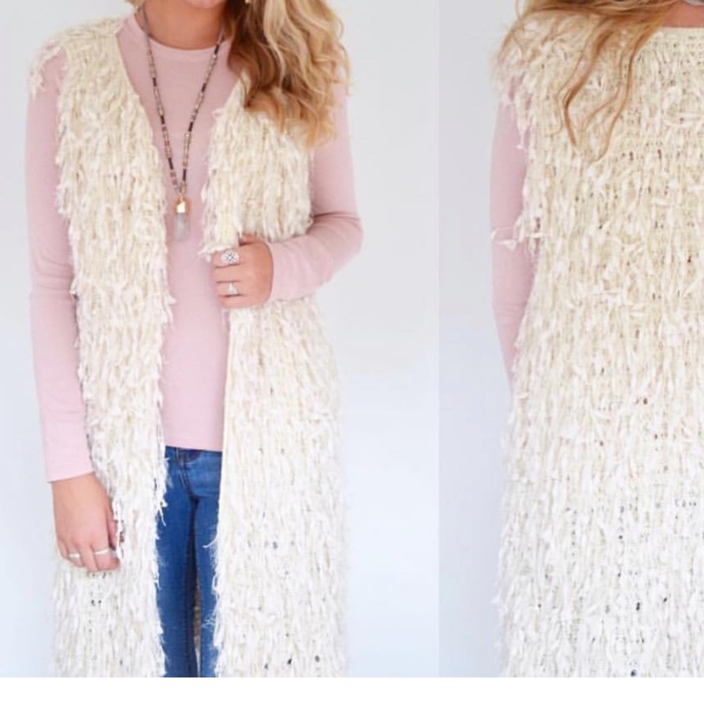 Off white vest